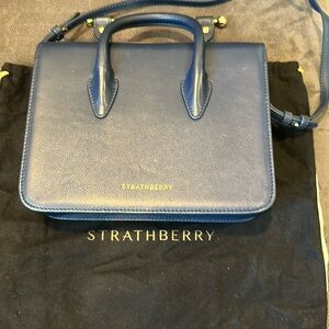 Excellent Condition Strathberry Navy Crossbody Handbag